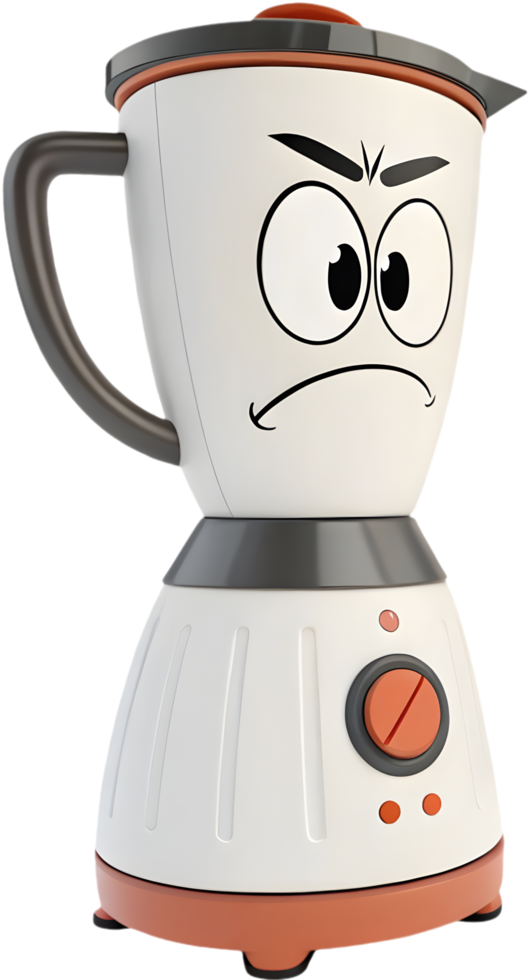Quirky Blender Clipart for Playful Cooking . png
