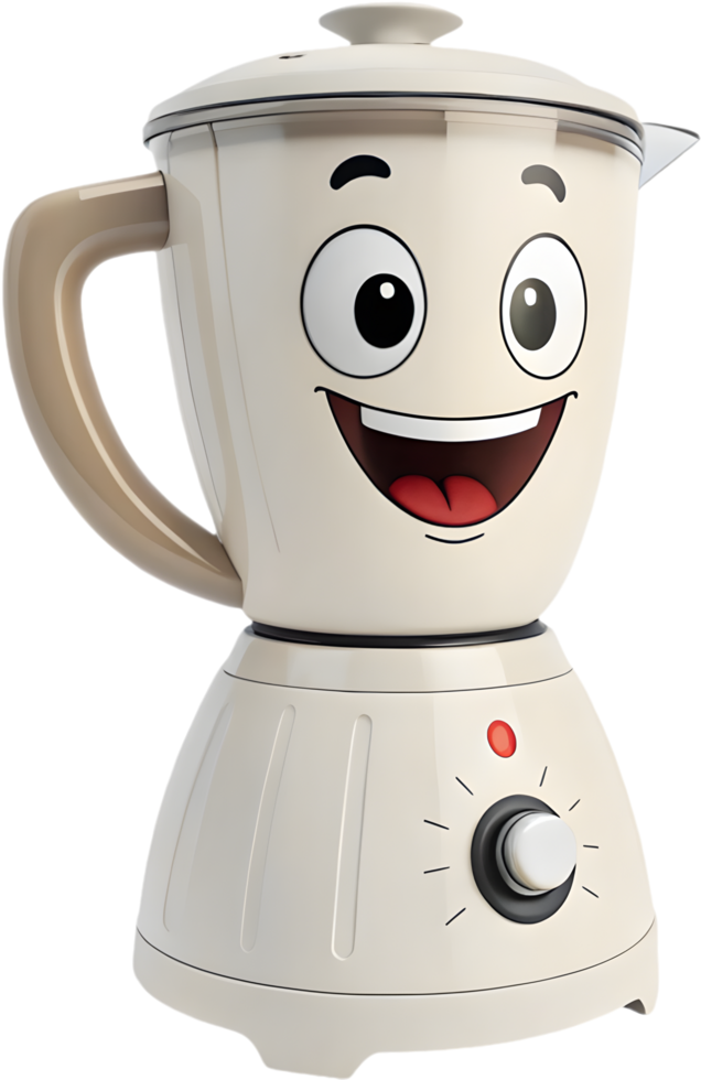 Humorous Blender Clipart Bringing Joyful Cooking Moments . png