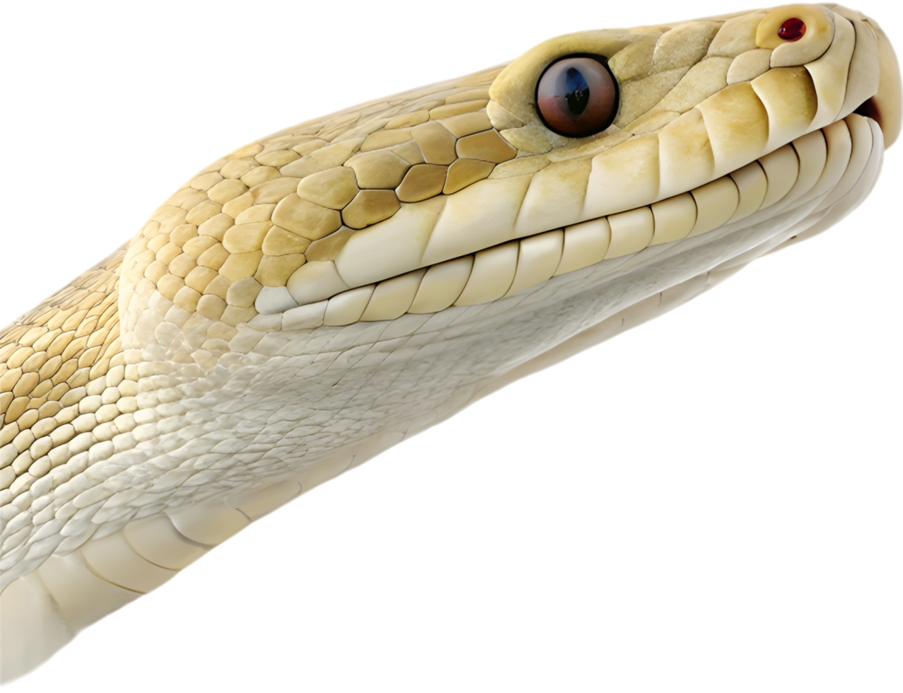 Vibrant and colorful boa snake illustration with realistic patterns for clipart. . png