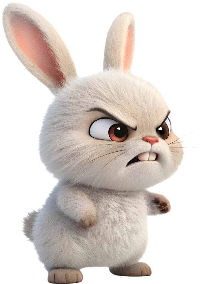 Kawaii bunny character for sweet illustrations. . png