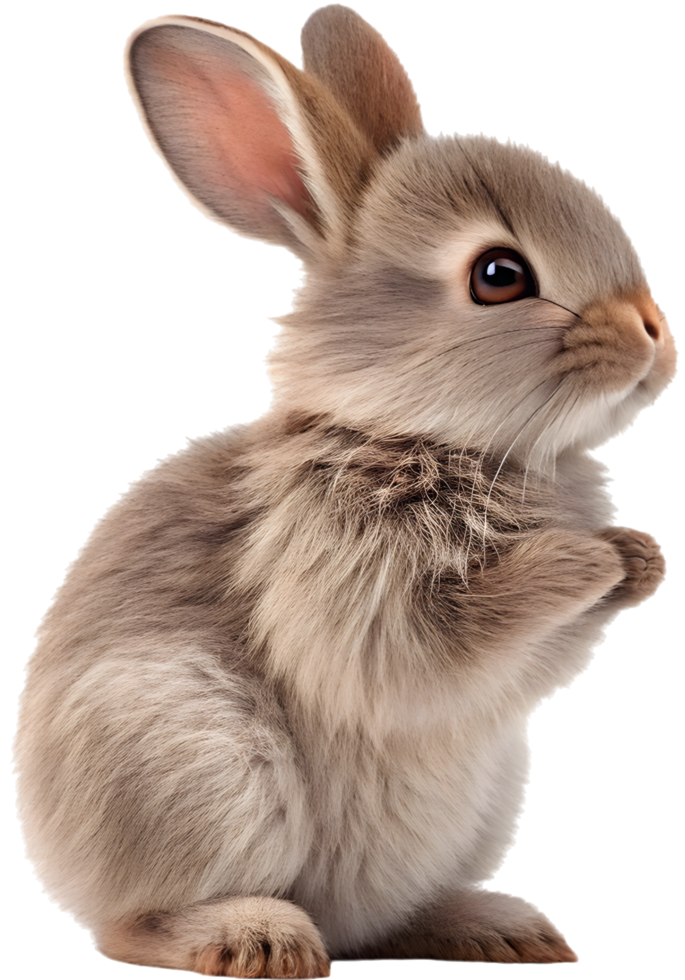 Happy bunny character for cute and playful designs. . png