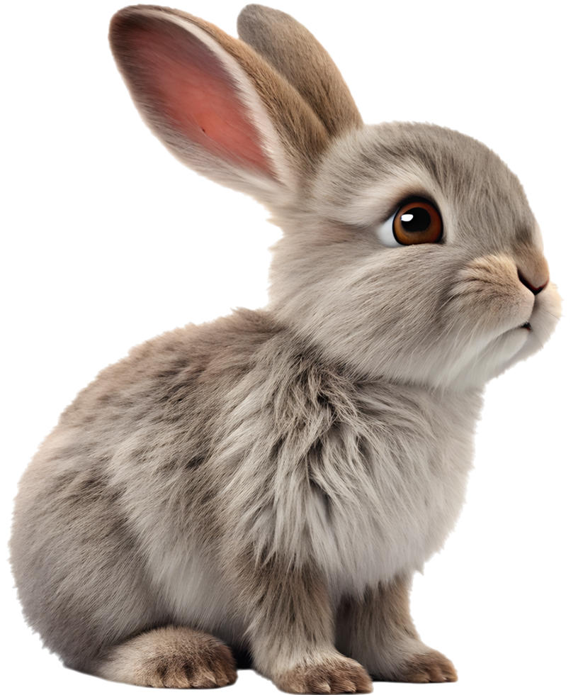 Charming bunny character clipart for adorable designs. . png