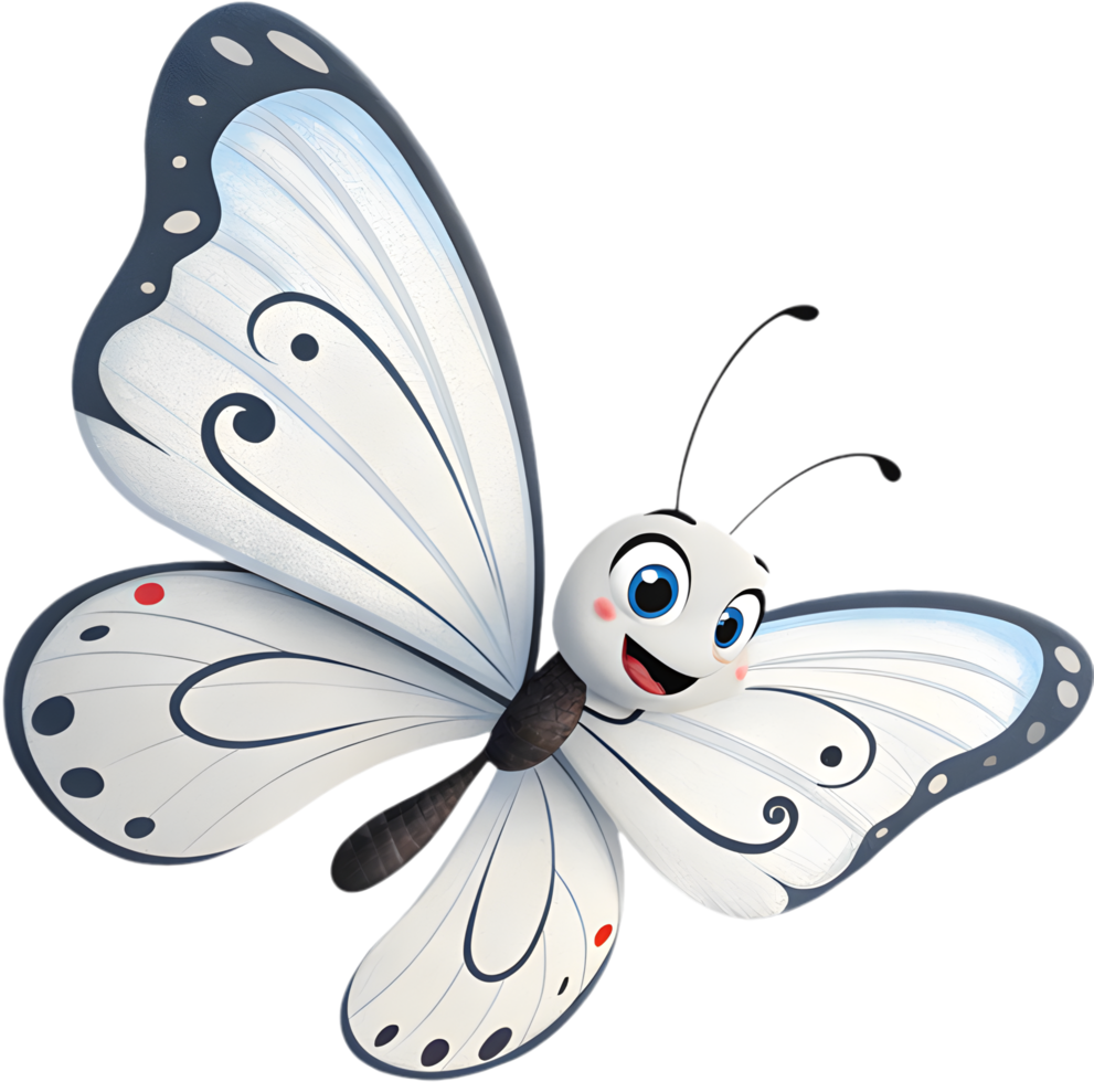 Nature-Inspired Colorful Butterfly Clipart for Your Design Work. . png