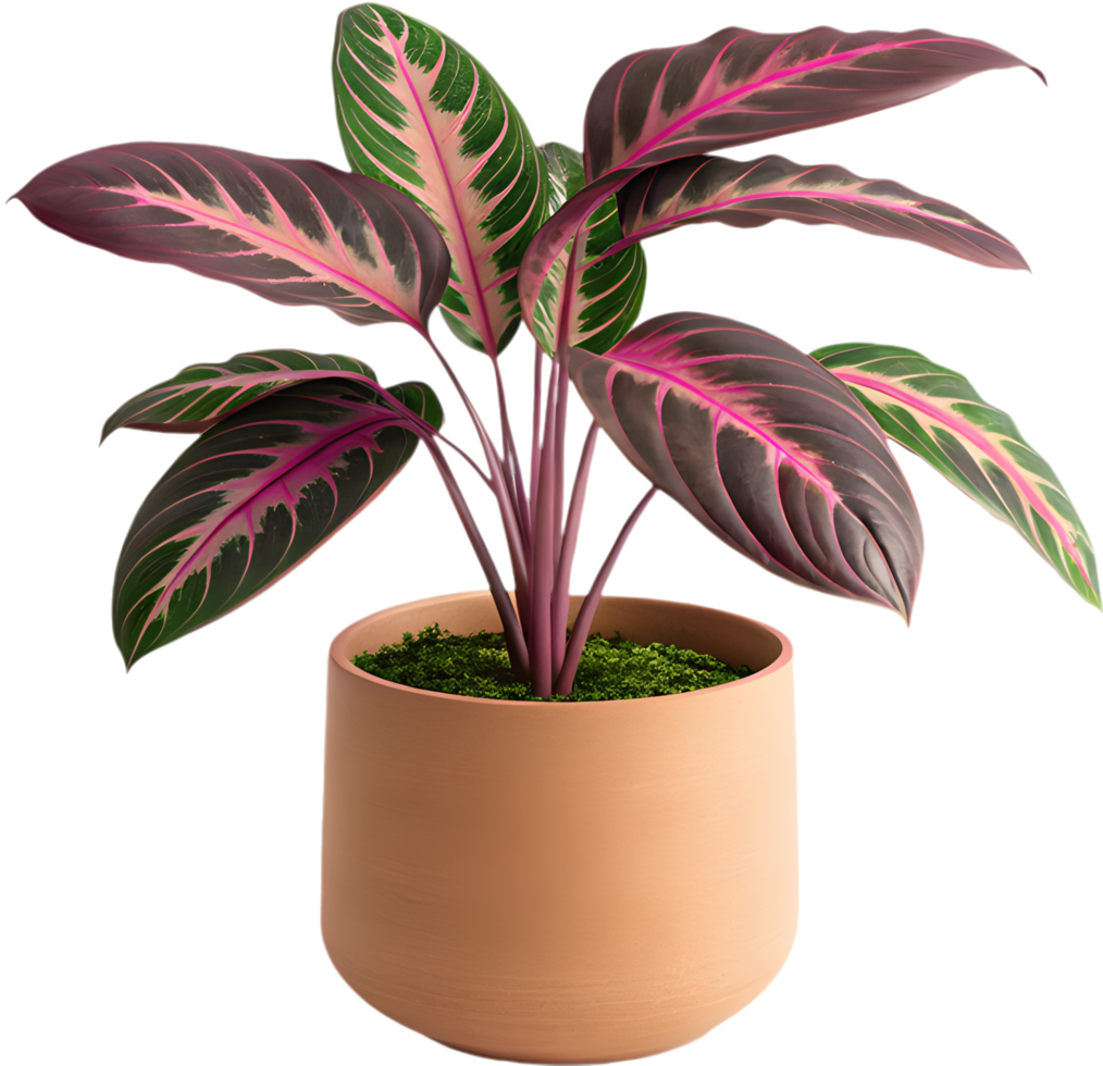 Fresh Calathea orbifolia tropical leaf clipart for digital projects. . png