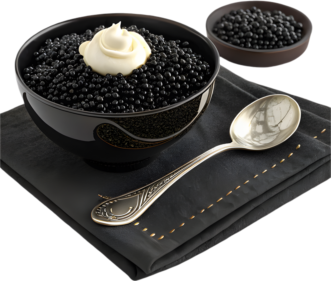 Exquisite caviar pearls with fine quality and flavor. . png