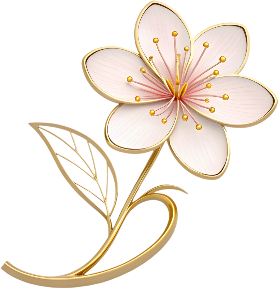 Elegant Cherry Blossom Festival logo clipart for spring celebration. . png