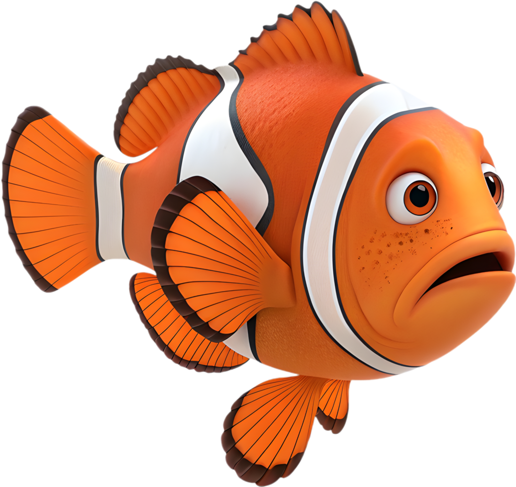 Clownfish Clipart for Cartoon and Illustrative Art. . png
