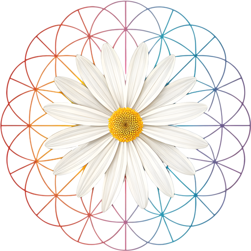 Bright and Bold Geometric Pattern Clipart for Creative Projects. . png