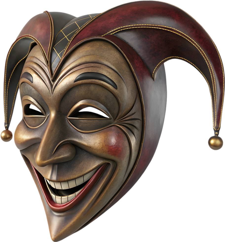 Decorative Theatrical Mask Clipart for Performance. . png