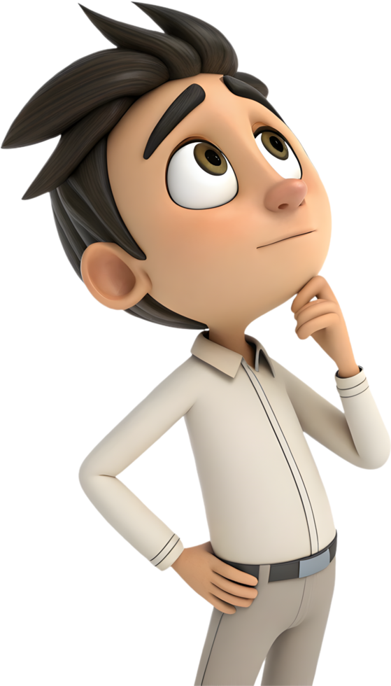 Hip fashionable cartoon figure modern casual outfit charm. . png