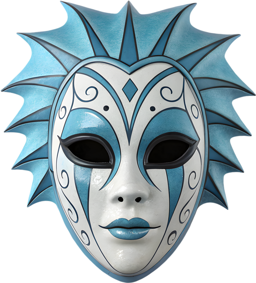 Scary Clown Face with Nightmare Inducing Look. . png