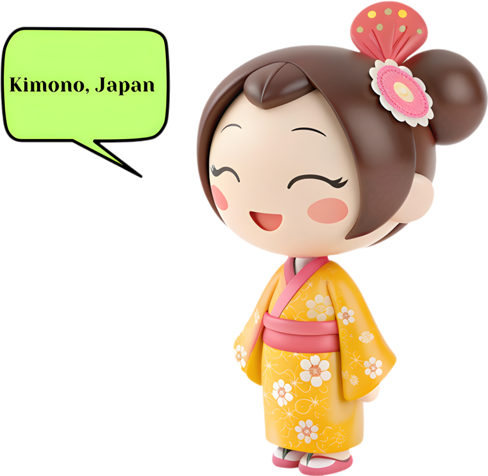 Smiling girl in a traditional costume with cultural design. . png