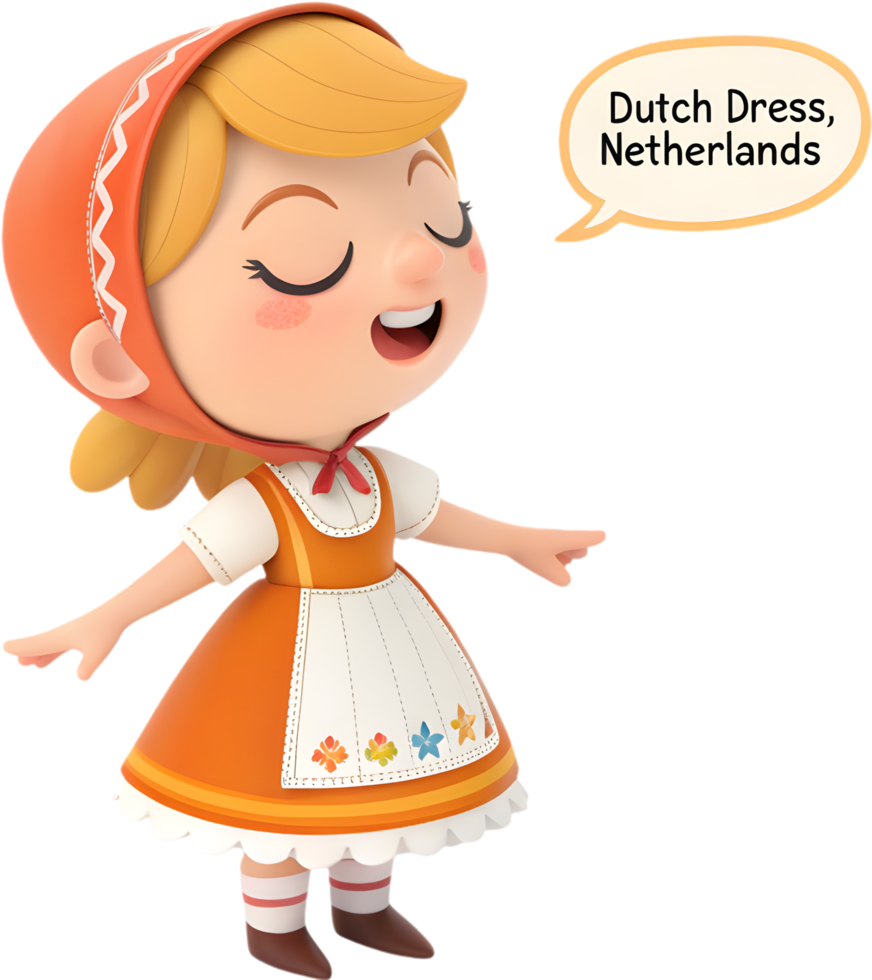 Stunning traditional attire worn by a cheerful and fashionable girl. . png