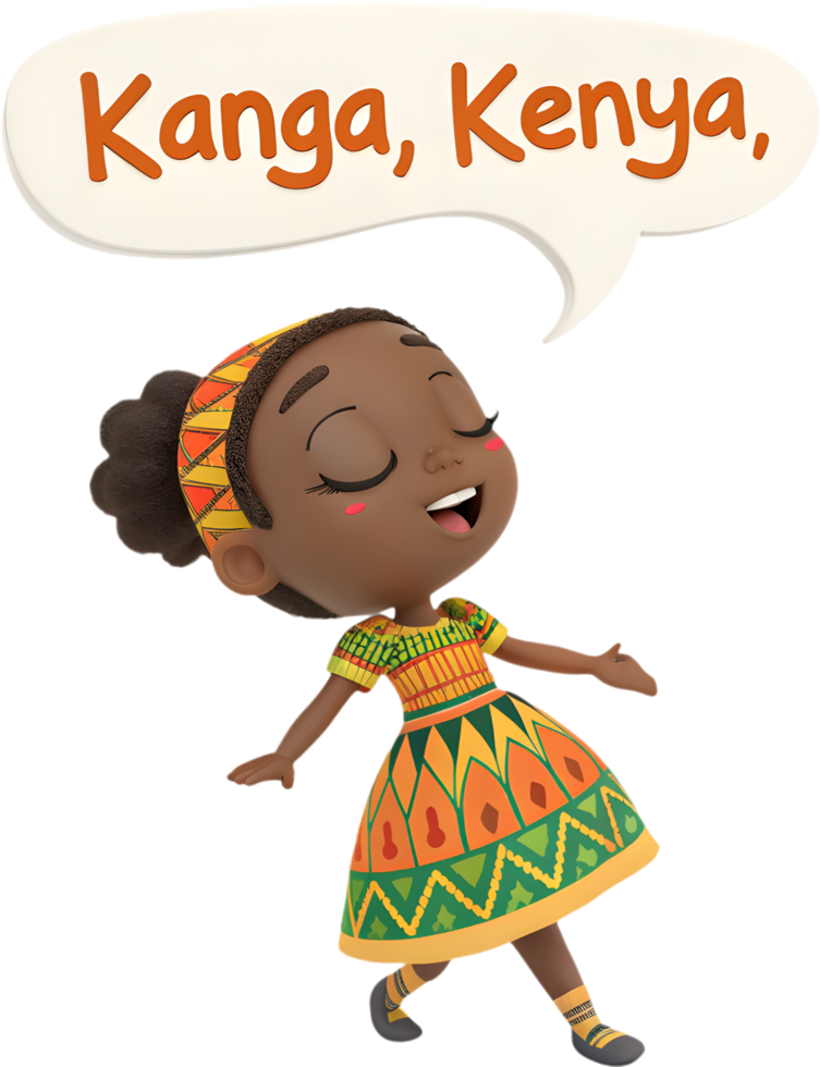 Smiling girl wearing detailed traditional ethnic clothing. . png