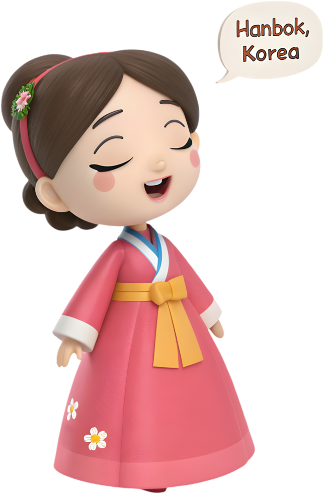 Elegant girl in a beautiful traditional dress full of colors. . png