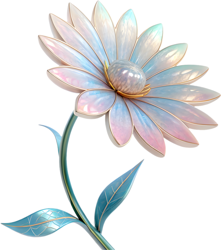 Intricate gemstone Daisy flower for a sophisticated and beautiful arrangement. . png