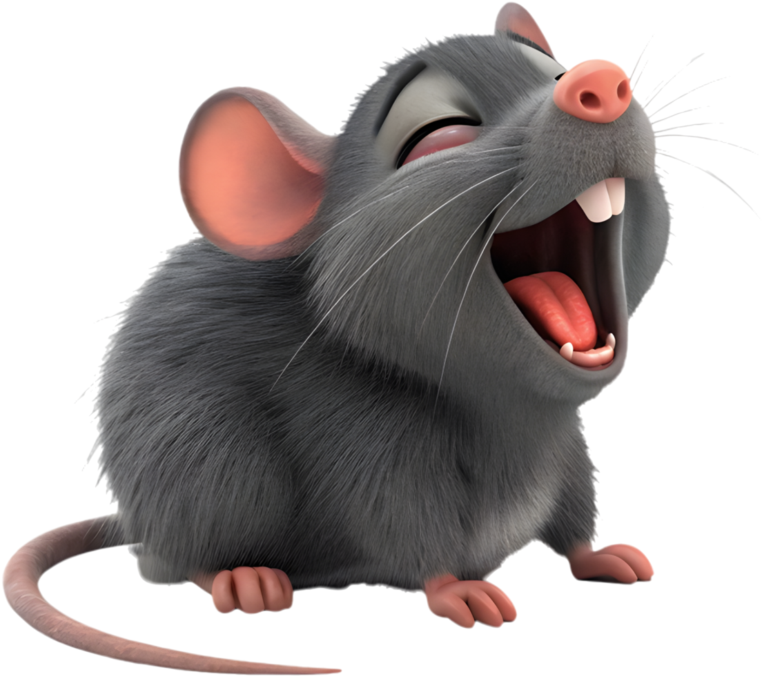 Cheeky rat character perfect for fun-loving artwork. . png
