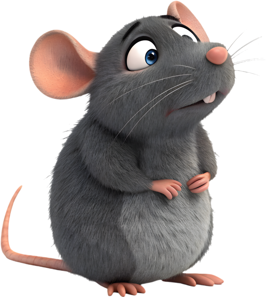 Funny rat character for fun-loving artwork. . png