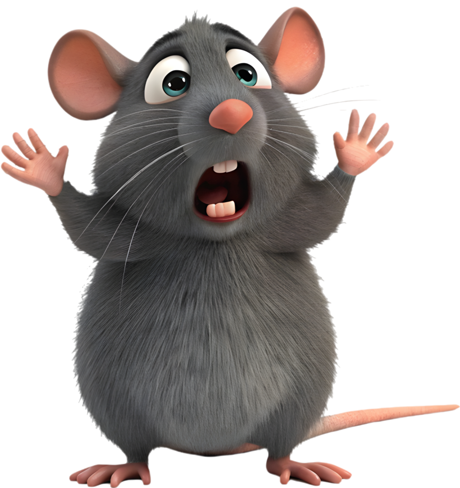 Playful rat image for unique art projects. . png