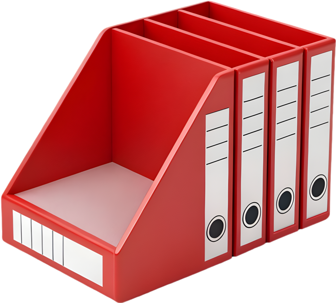 Document tray icon clipart for professional workspace organization. . png