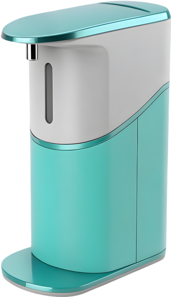 Modern dispenser graphic design with clean lines. . png