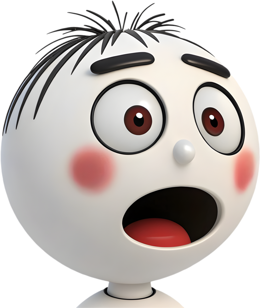 Vibrant Emoji Doodle Clipart for Digital Art Projects. . png