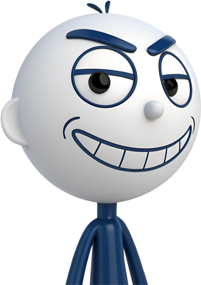 Quirky Doodle Emoji Icon Clipart for Bright Designs. . png
