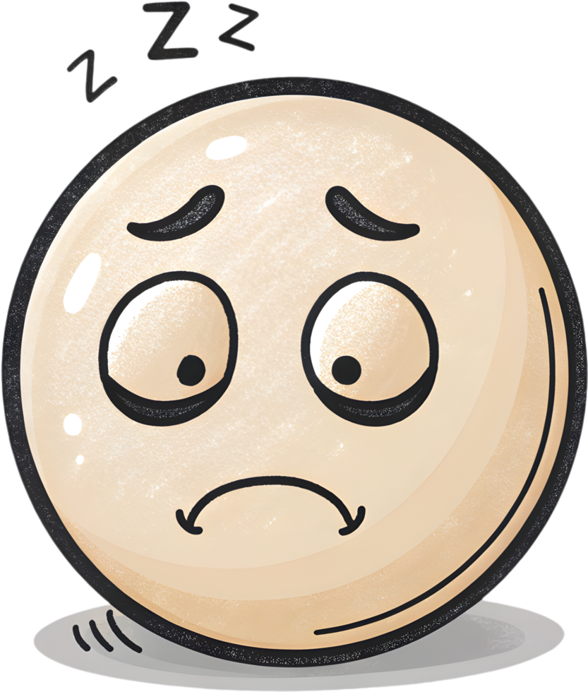 Expressive Doodled Emoji Icon Clipart for Bright Digital Art. . png