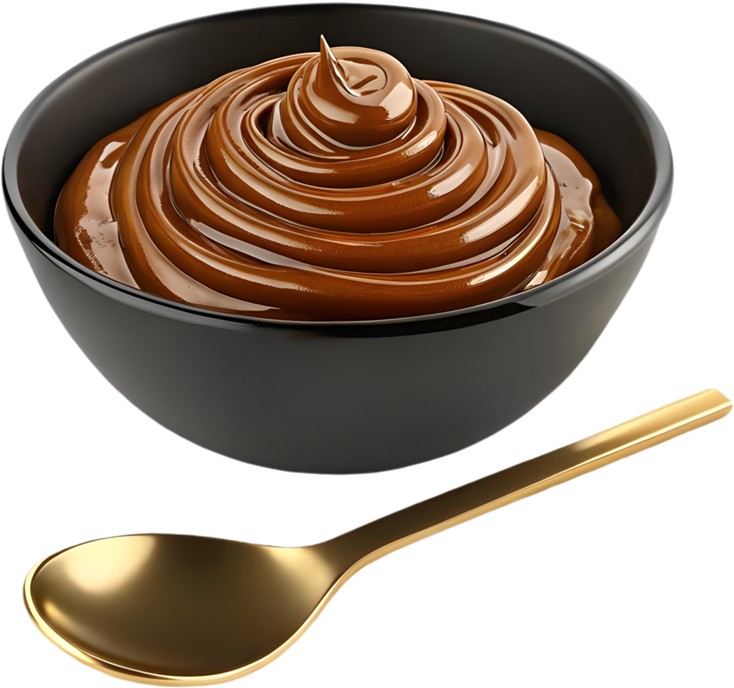 Golden and Creamy Dulce De Leche Artwork. . png