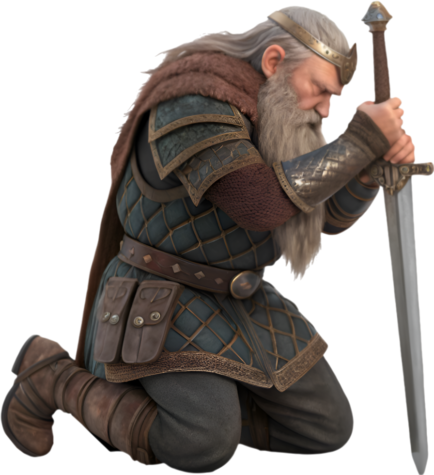 Happy Magical Dwarf with a Fairy Tale Cartoon Look. . png