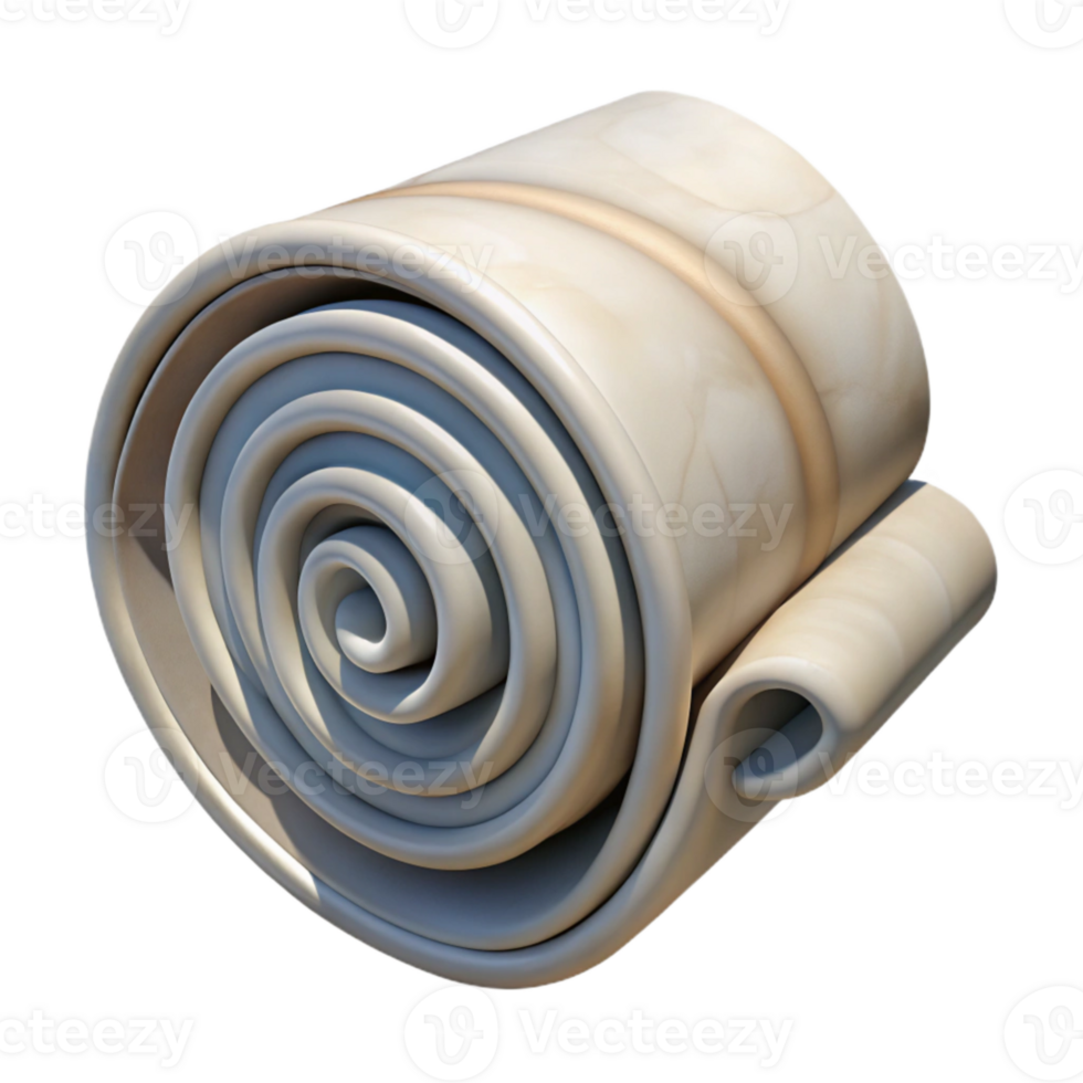 beautiful abstract Newspaper Rolled Wall Decor Spiral Pattern Transparent Background professional png