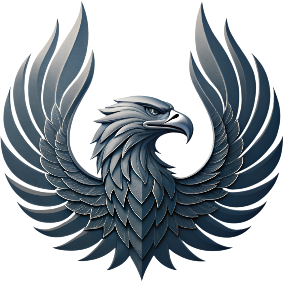 Wild Eagle Logo Graphic for Creative Projects. . png