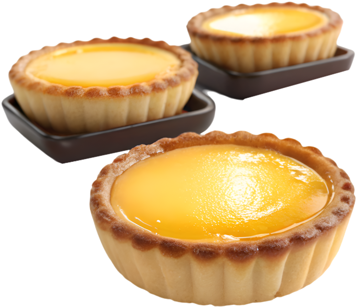 Gourmet Egg Tart Custard Dessert Picture. . png