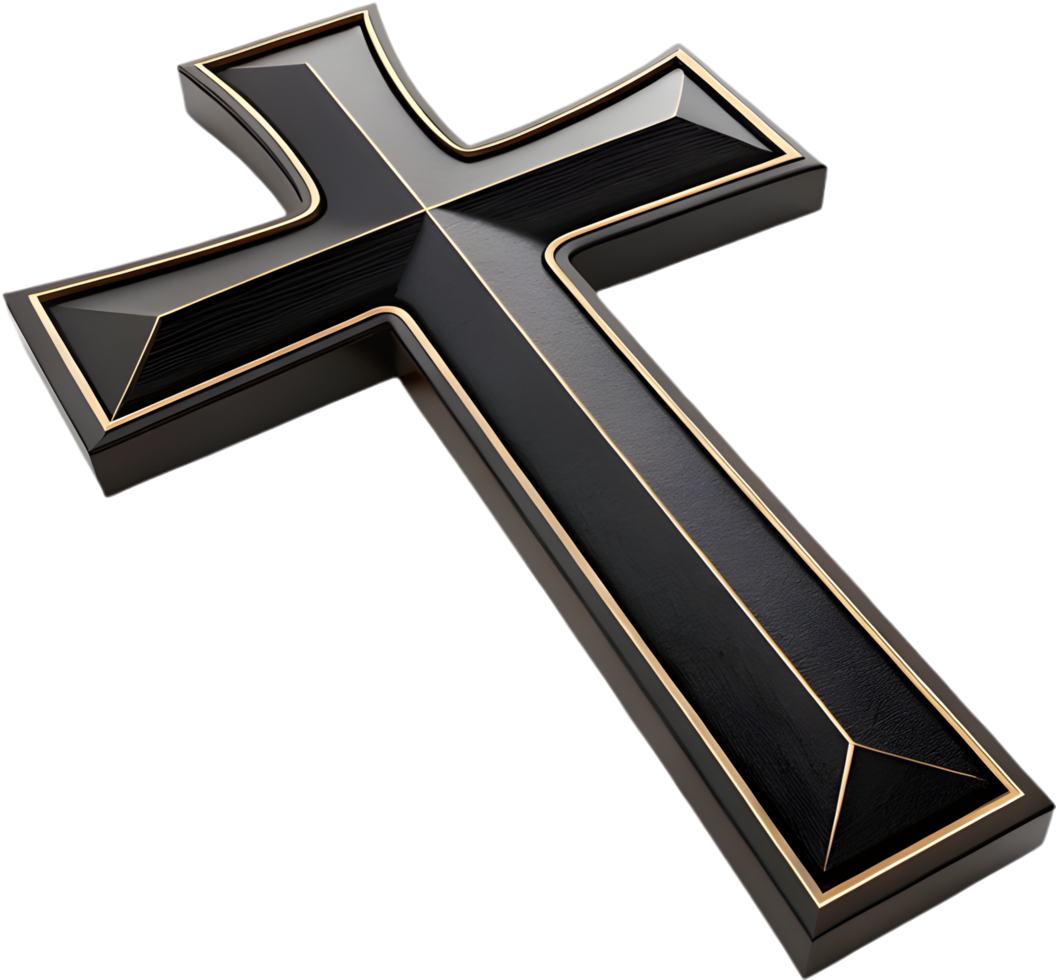 Elegant Jesus Cross Design for Inspirational Use. . png