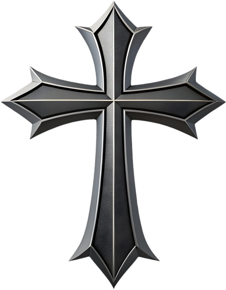 Vintage Christian Cross Image for Inspirational Art. . png