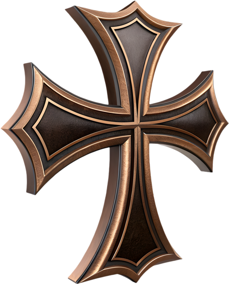 Stunning Religious Cross Symbol for Church and Faith. . png