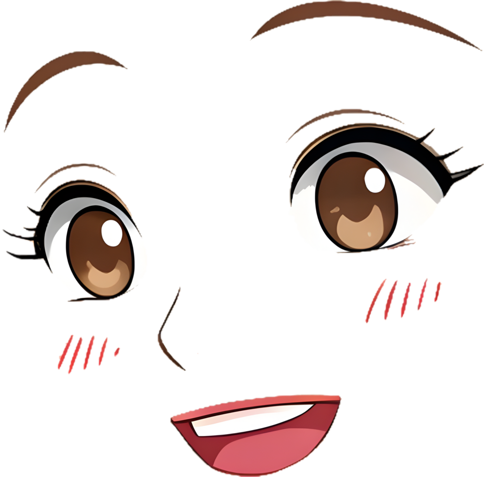 Minimalist Digital Drawing of a Happy Face with Soft Curves. . png