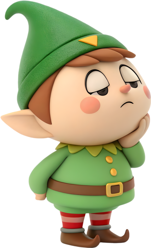 Mystical Elf Illustration for Fairy Tale Designs. . png