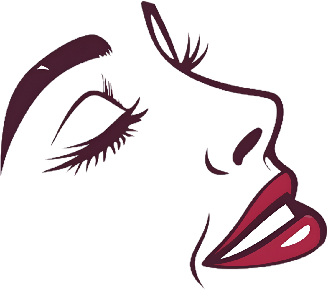 Minimalist Artistic Expression with Curved Happy Smile. . png