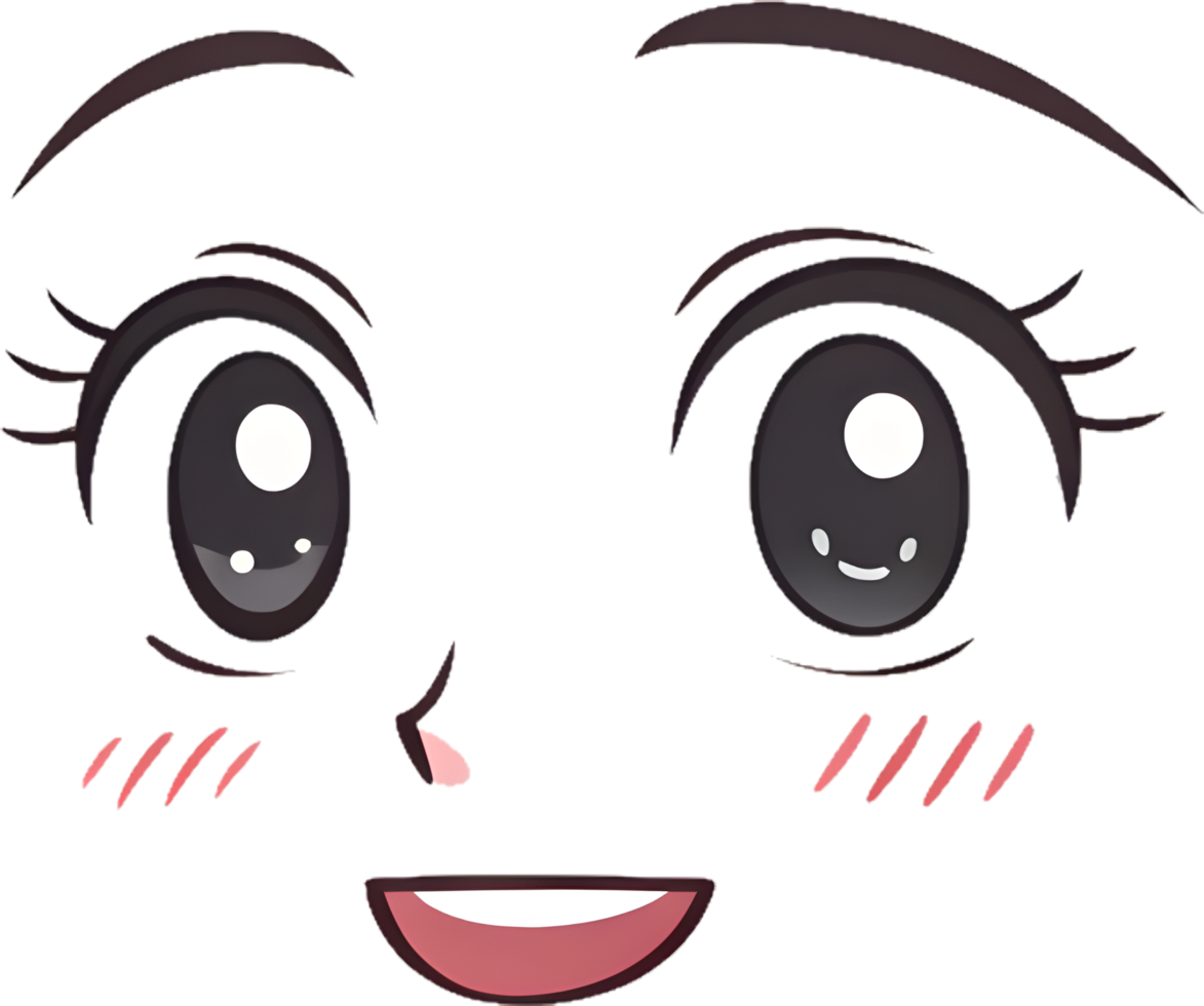 Minimalist Simple Iconic Face with Soft Curved Features. . png