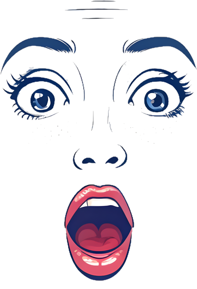 Cute and Expressive Minimalist Face with Happy Features. . png