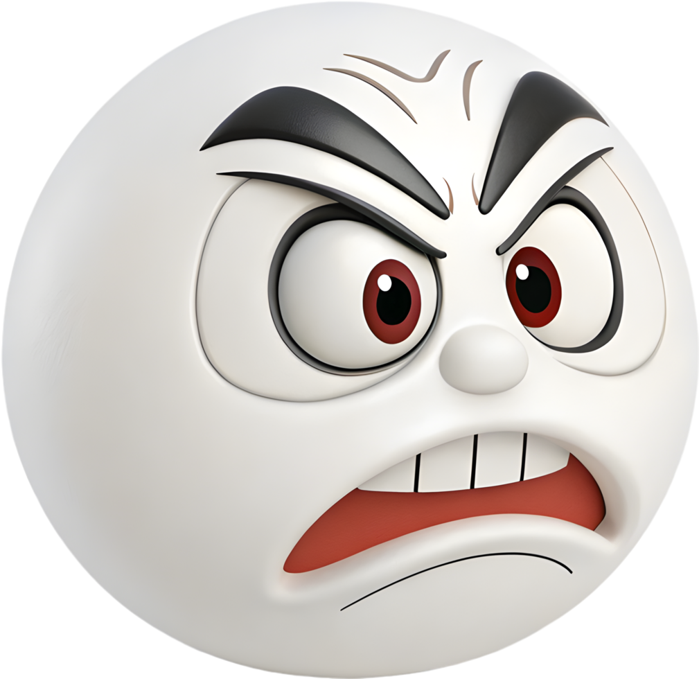 Wacky Cartoon Face with Entertaining Style. . png