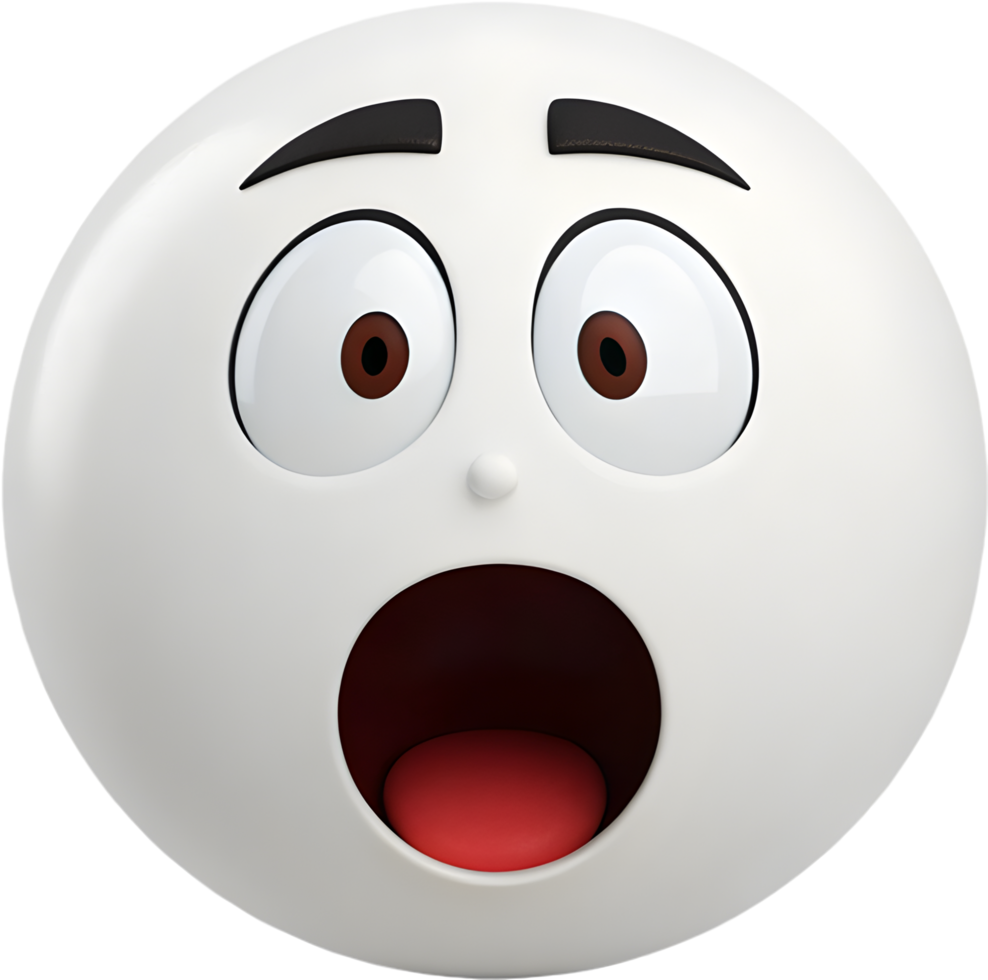 Wacky Face with Funny and Quirky Details. . png