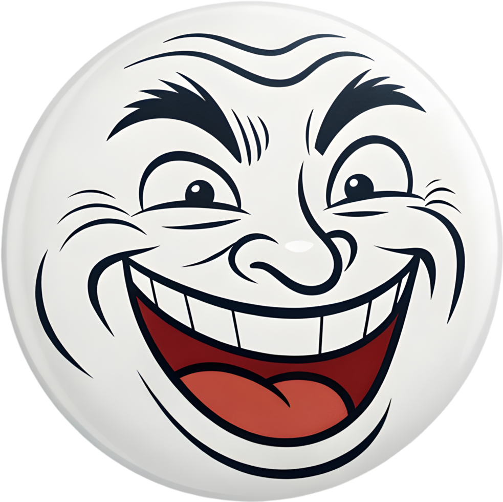 Quirky Face with Amusing Emotions. . png