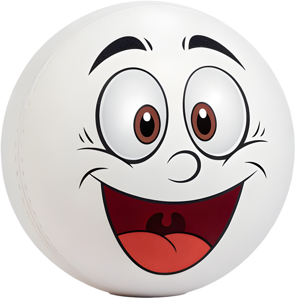 Funny Round Face with Hilarious Expression. . png