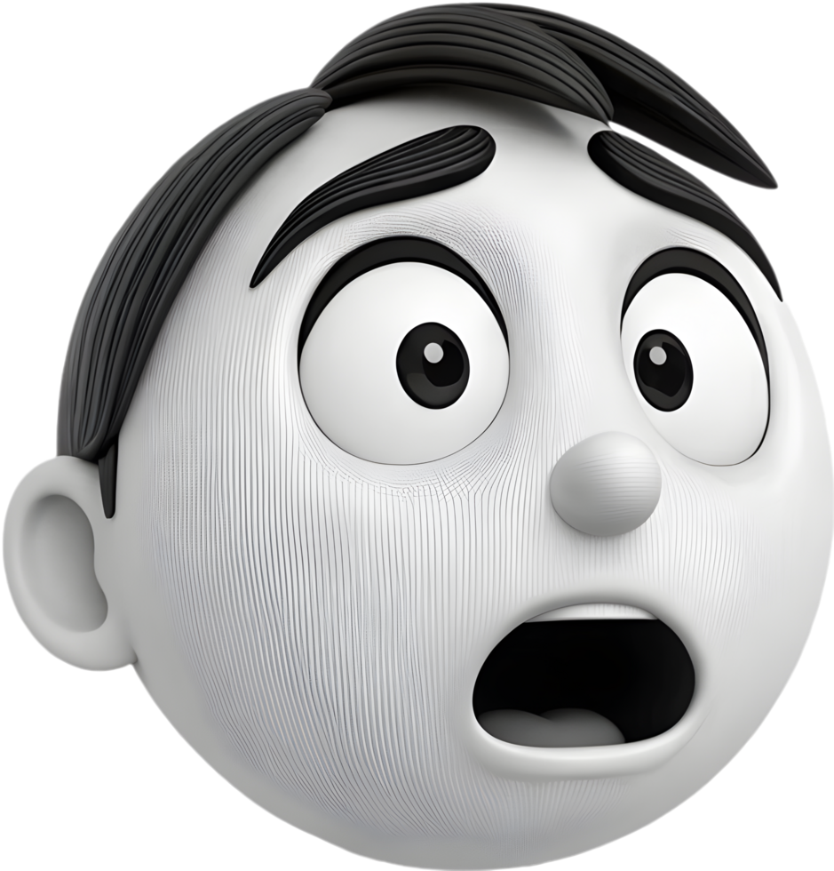 Expressive Face with Amusing Features. . png