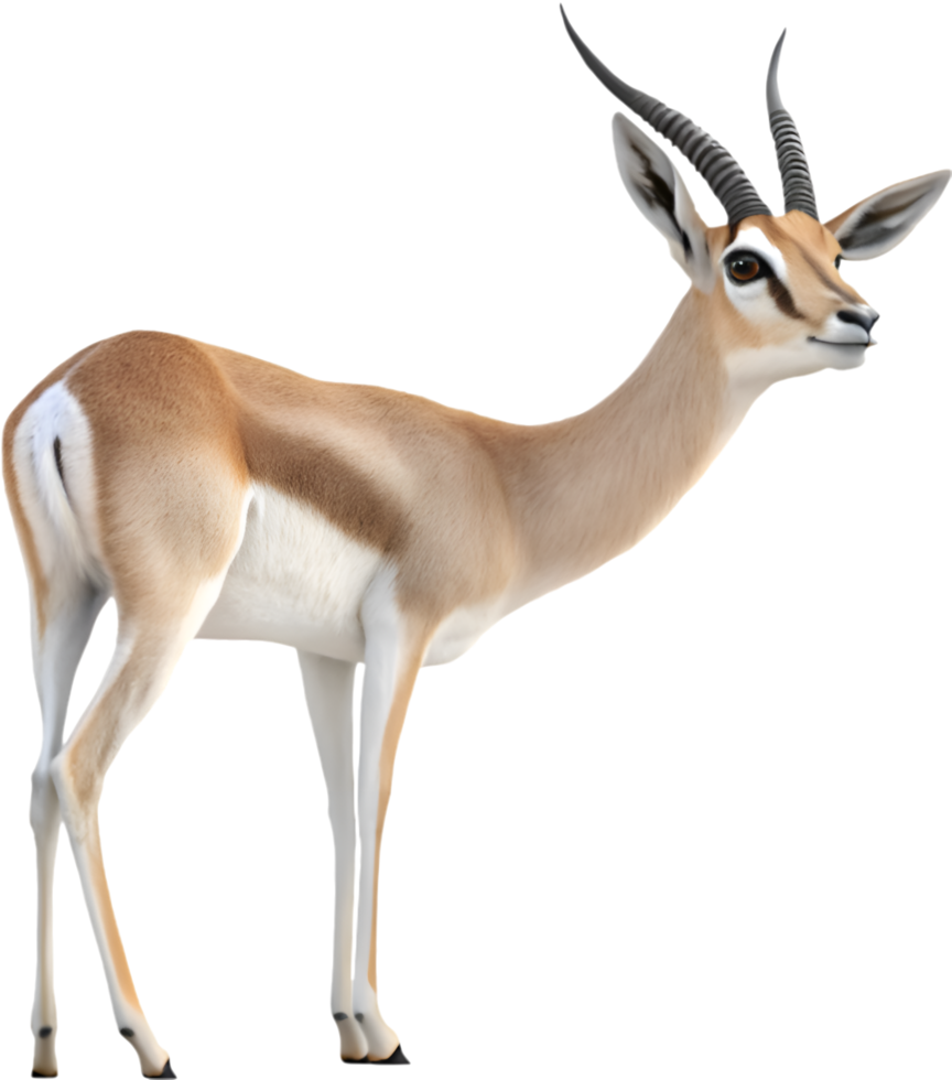 Wildlife Gazelle Clipart for Stunning Animal Designs. . png