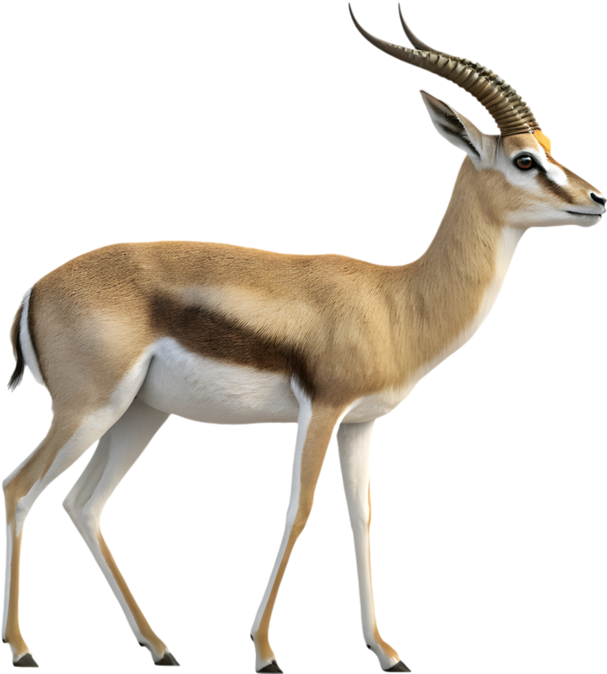 Elegant Gazelle Clipart Perfect for Animal Illustrations. . png