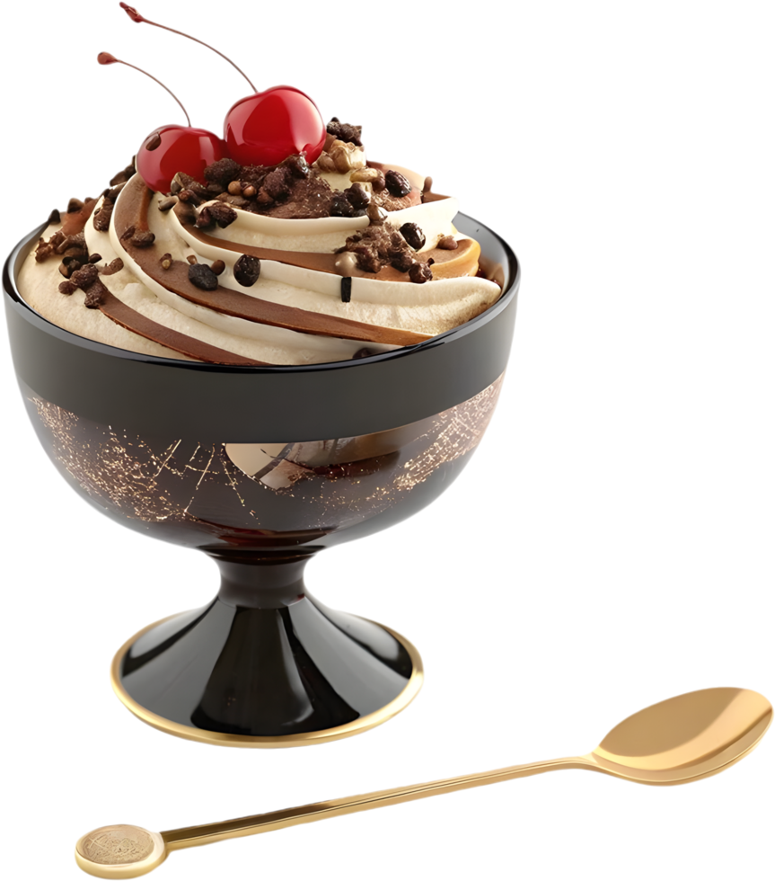 Refreshing Gelato and Sorbet Clipart for Icy Dessert Designs. . png