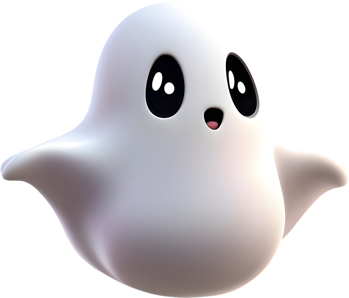 Fun and Cute Ghost Design for Clipart and Art. . png
